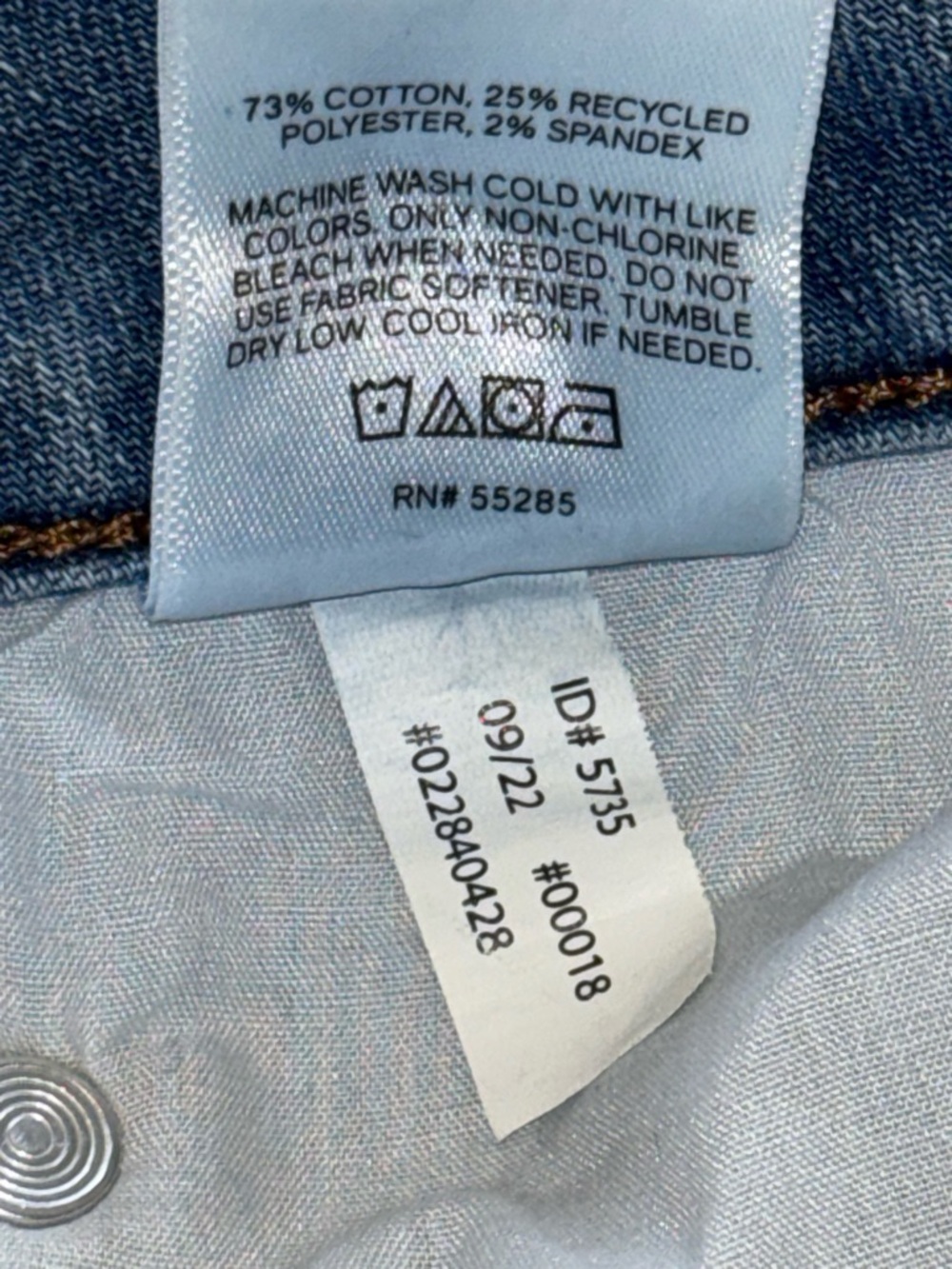 Express Jeans Mens Conscious Edit Blue Denim Stretch Light Wash Size 31 x 30 - Picture 8 of 12